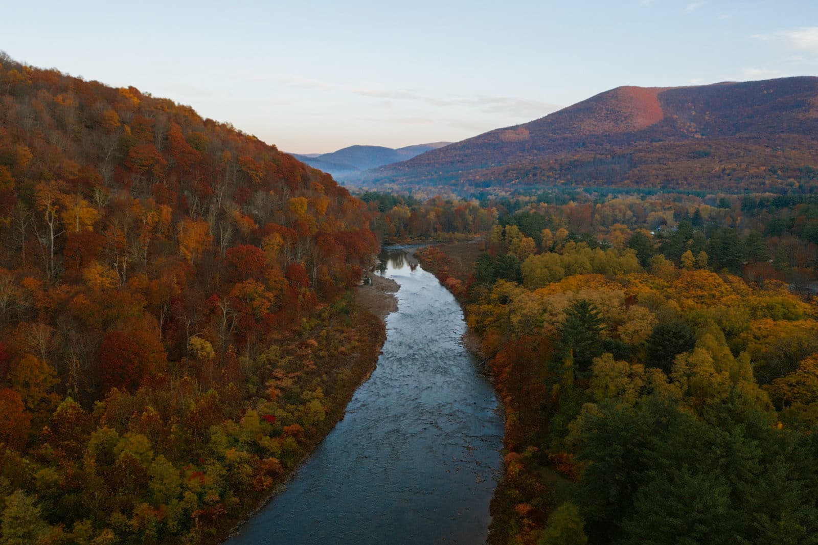The Leeway property view with creek access in Mount Tremper, Catskills